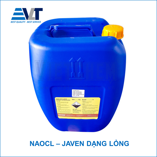 NAOCL 10-12% - Javen khử trùng nước thải