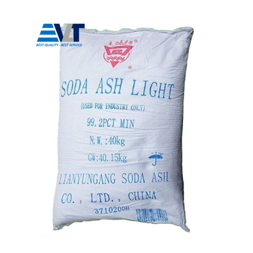 Soda ash light 99.2%, Na2CO3, 50kg/bao, Trung Quốc