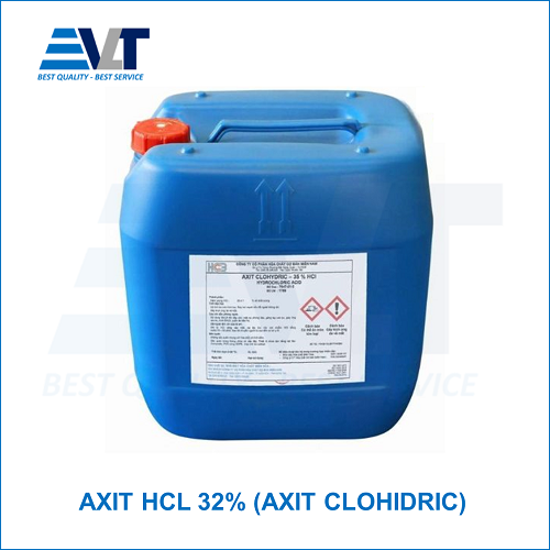 Axit HCL 32%, 30kg/can, Việt Nam