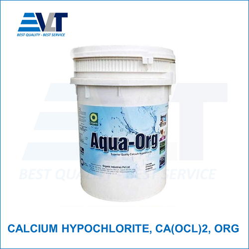 Calcium Hypochlorite, Ca(OCl)2, ORG, 45kg/thùng, Ấn Độ